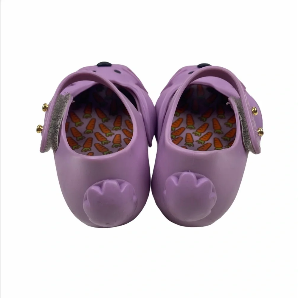 Mini Melissa Ultragirl Purple Rabbit Bunny Shoes 6